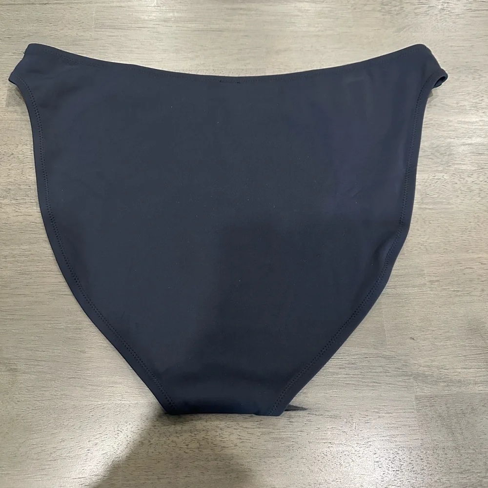 Skims Swim Mid Coverage Bottoms Onyx Black Size 3X